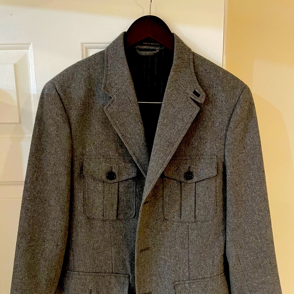 Tasso Elba Vintage Double Pocket Blazer